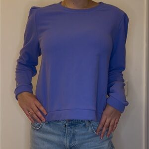 Dudley Stephens Lavender Fleece Top